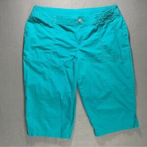 Lane Bryant Turquoise Capris Womens Plus Size 18